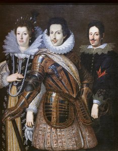 Cosimo II de Médicis avec sa femme Maria Magdalena d