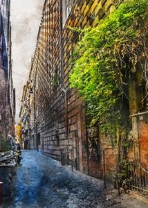 Ruelle pavée historique
