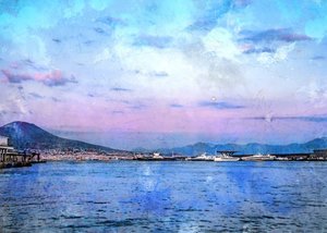 La sérénité du port au crépuscule - Justyna Jaszke