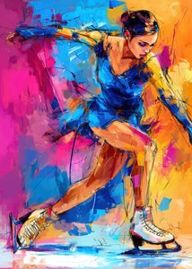 Une patineuse artistique pleine de vie - Justyna Jaszke