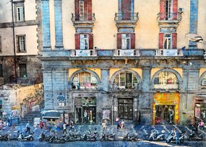 Une scène de rue italienne pleine de vie - Justyna Jaszke