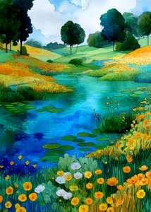Un paysage aquatique plein de vie - Justyna Jaszke