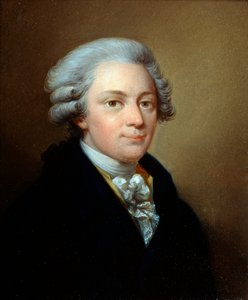 Portrait du compositeur Wolfgang Amadeus Mozart, 1756-1791, vers 1783