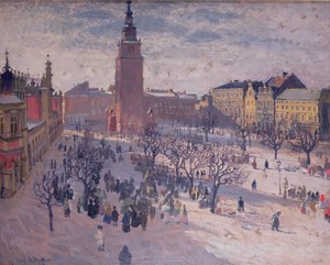 Place du marché principal à Cracovie