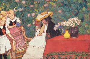 Femme avec trois filles, c.1909