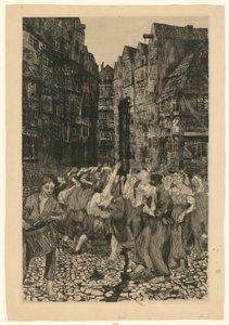 La Carmagnole (2e état) - Käthe Kollwitz