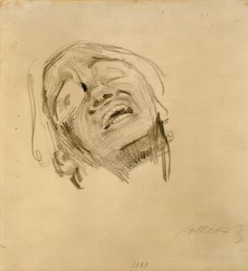 Tête de femme - Käthe Kollwitz