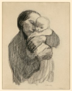 Mère avec nourrisson dans les bras - Käthe Kollwitz