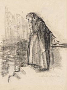 Femme enceinte envisageant le suicide (recto) - Käthe Kollwitz