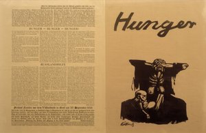 Russie soviétique, crise alimentaire / Tract, K.Kollwitz - Käthe Kollwitz