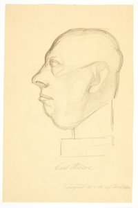 Portrait du peintre Carl Holsøe (1863-1935)