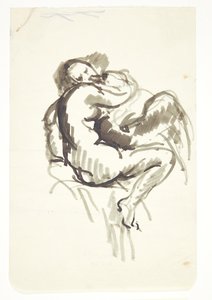 Étude pour "Léda avec le cygne"