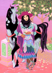 Cowgirl cantonaise attendant sous le frangipanier, 2020 - Kam Tsz