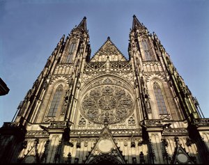Façade de la cathédrale Saint-Guy