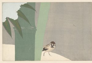 Bambou sous la neige Settchu take Fleurs de cent mondes Momoyogusa, dl. 1 - Kamisaka Sekka