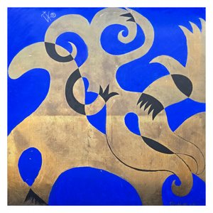 Formes bleues en or dynamique - Kanat Ibragimov