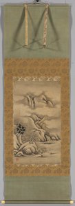 Paysages saisonniers : Hiver, milieu à fin des années 1500 - Kano Hideyori