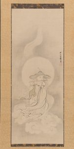 Jizo Bosatsu jouant de la flûte - Kanō Tan’yū