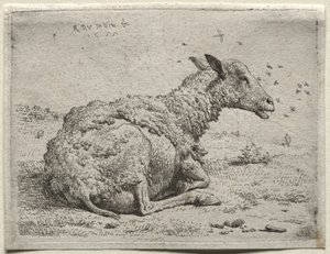 Le mouton et les mouches - Karel Dujardin