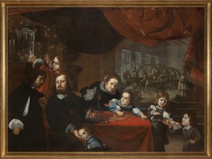 Dionysio Miseroni et sa famille - Karel Škréta