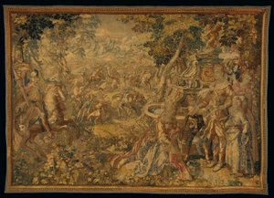 Tapisserie mythologique de Delft, par Franciscus Spierinckx, début du XVIIe siècle