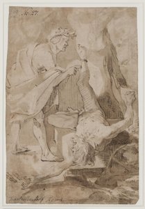 Apollon écorche Marsyas - Karel van III Mander