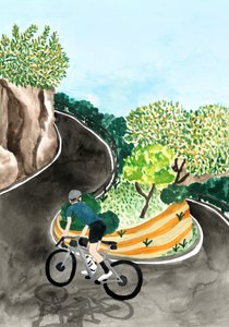 Randonnée à vélo en montagne - Karen Menzenbach