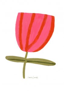 Fleur rose moderne