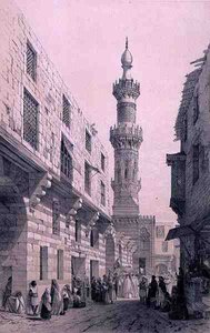 Scène de Rue avec une Procession en Cours, Le Caire