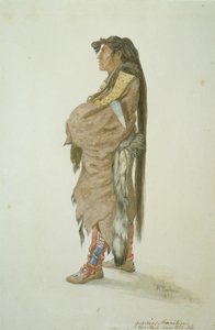 Ahsch?psa Masihichsi, un homme Hidatsa