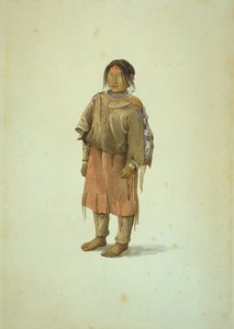 Fille Blackfeet - Karl Bodmer