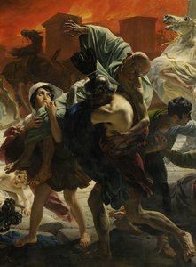 (détail) Le dernier jour de Pompéi