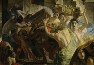 (détail) Le dernier jour de Pompéi