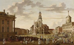 Vieux marché de Potsdam et église St. Nikolai| - Karl Christian Wilhelm Baron