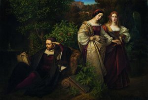 Torquato Tasso et les deux Leonores