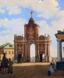 La Porte Rouge à Moscou, 1844