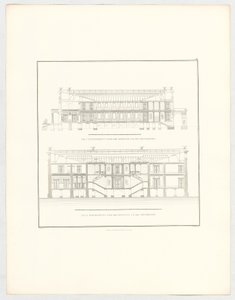 Vues du château de Krzescowice, feuille n° 50 de la série « Recueil de projets architecturaux » - Karl Friedrich Schinkel