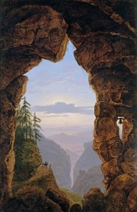 Porte dans les rochers - Karl Friedrich Schinkel