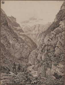 Col de Lueg près de Salzbourg - Karl Friedrich Schinkel