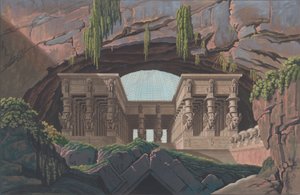 Temple parmi les rochers, 1847-49