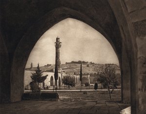 Jérusalem, Vue du Mont des Oliviers depuis le lieu du Temple
