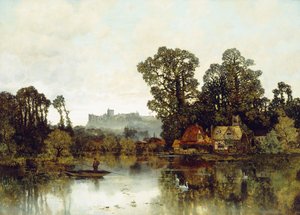 La rivière Thames avec vue sur le château de Windsor - Karl Heffner