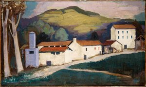 Ferme (campagne tessinoise) - Karl Hofer