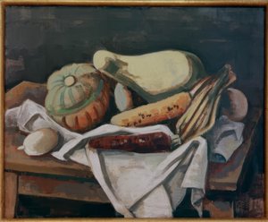 Nature morte avec des courges et du maïs - Karl Hofer