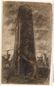 La rencontre de Halfdan et Svipdag à la colline de Svarin - Karl Isakson