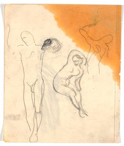 Trois études de figures nues