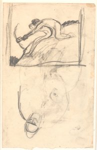 Esquisse pour le tableau "Høder et Loke", également (à l