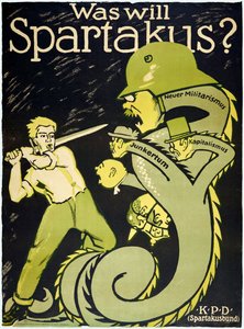 Révolution allemande 1918-1919 La Ligue Spartacus (Spartakusbund) - Karl Jakob Hirsch
