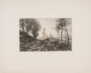 Danois : Paysage avec route - Karl Jensen