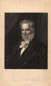 Alexander von Humboldt (1769-1859), gravé par Hinchliff